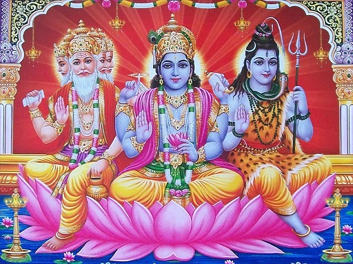 Brahma, Vishnu et Shiva